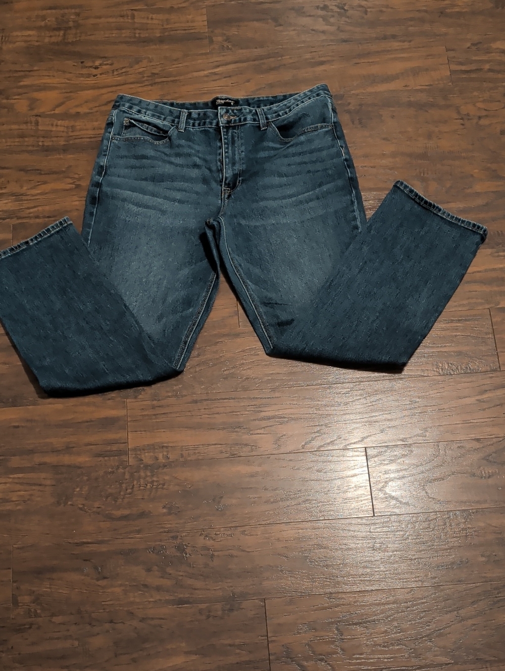Men's Straight Jeans - Dark Blue